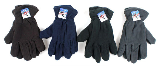 Sport Subzero Fleece Gloves with Lining Men's O/S New