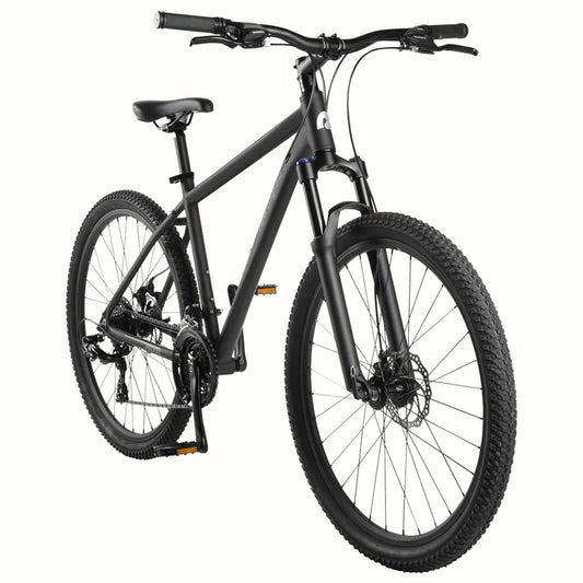 Retrospec Ascent 27.5 In MTB Mountain Bikes - 21 Speed Matte Black Condition New