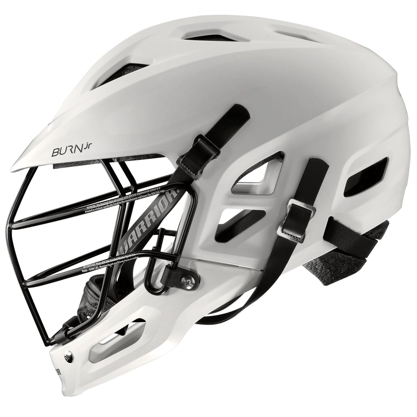 Warrior Lacrosse Helmet Burn Jr White or Black OSFM NEW
