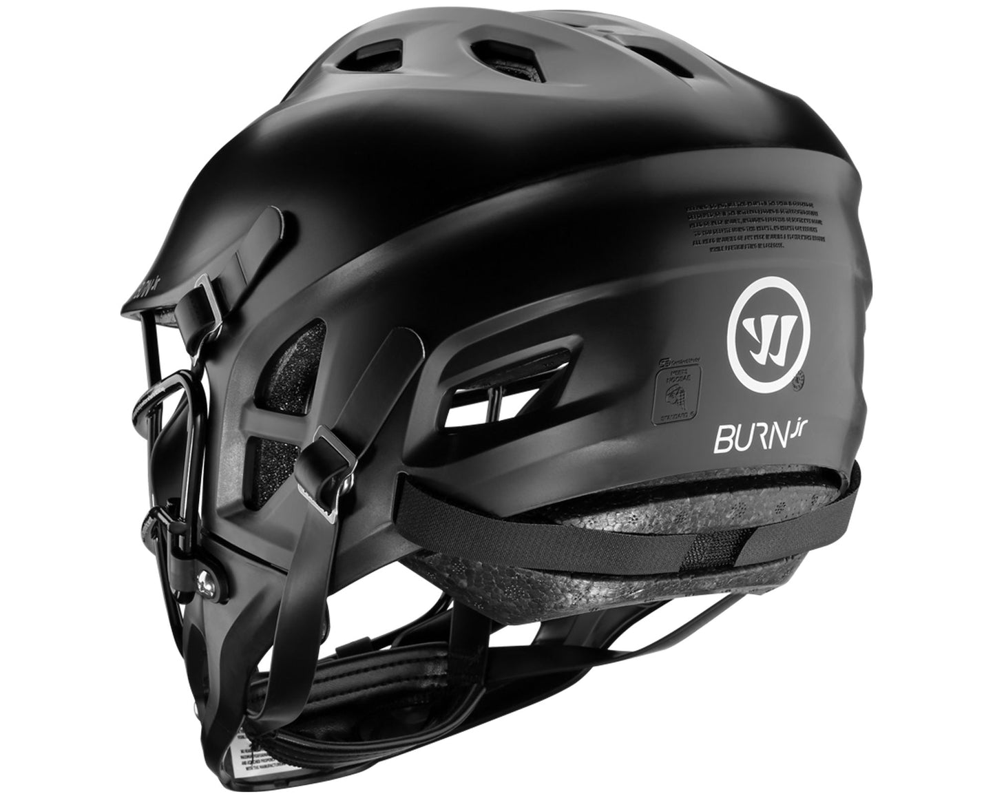 Warrior Lacrosse Helmet Burn Jr White or Black OSFM NEW