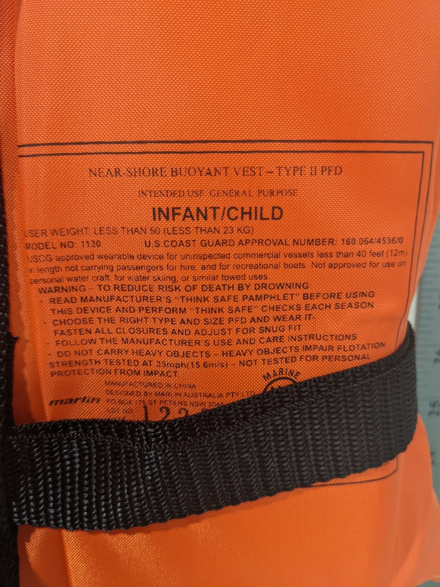 Flowt Neck Life Jacket 30-50 lbs NEW