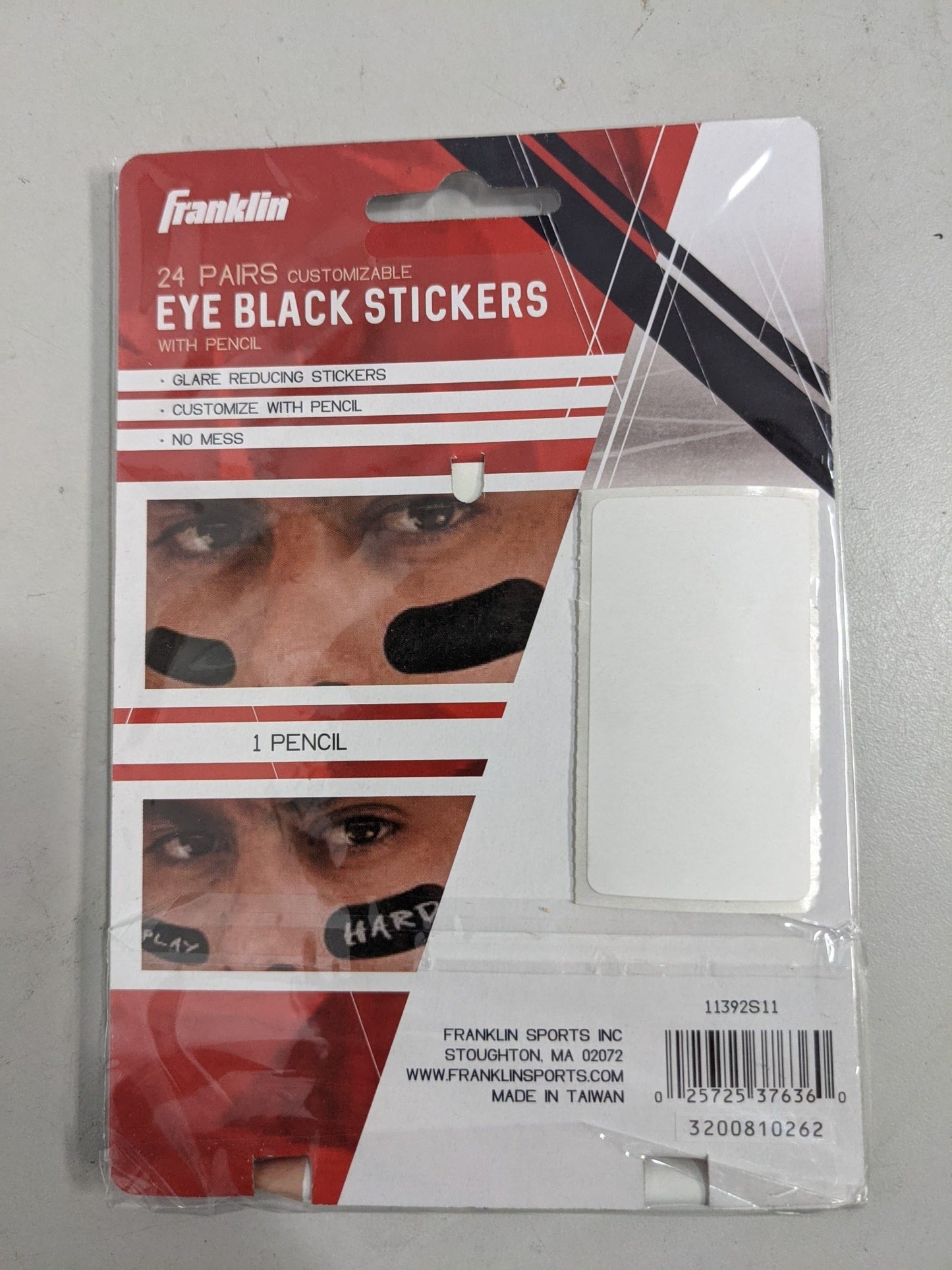 Franklin Eye Black Stickers New Black