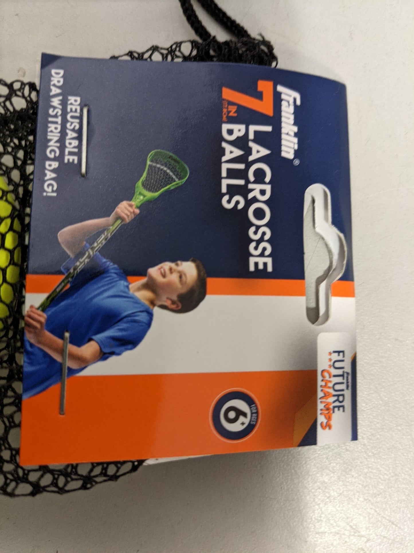 Franklin Lacrosse Balls, 2 in, 3 pack multicolored, New