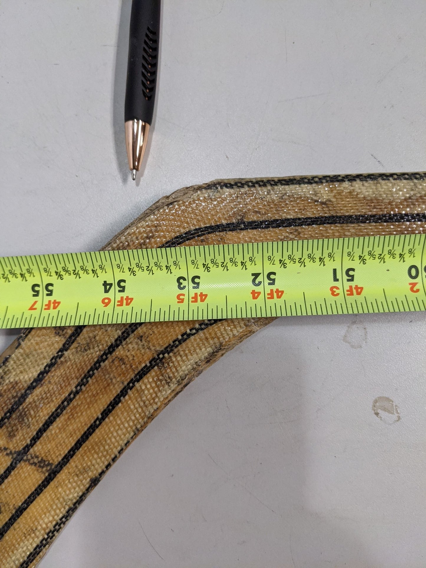 Sherwood Extra-Stiff Wooden Hockey Stick Size Int 53 In Brown Used (LH)