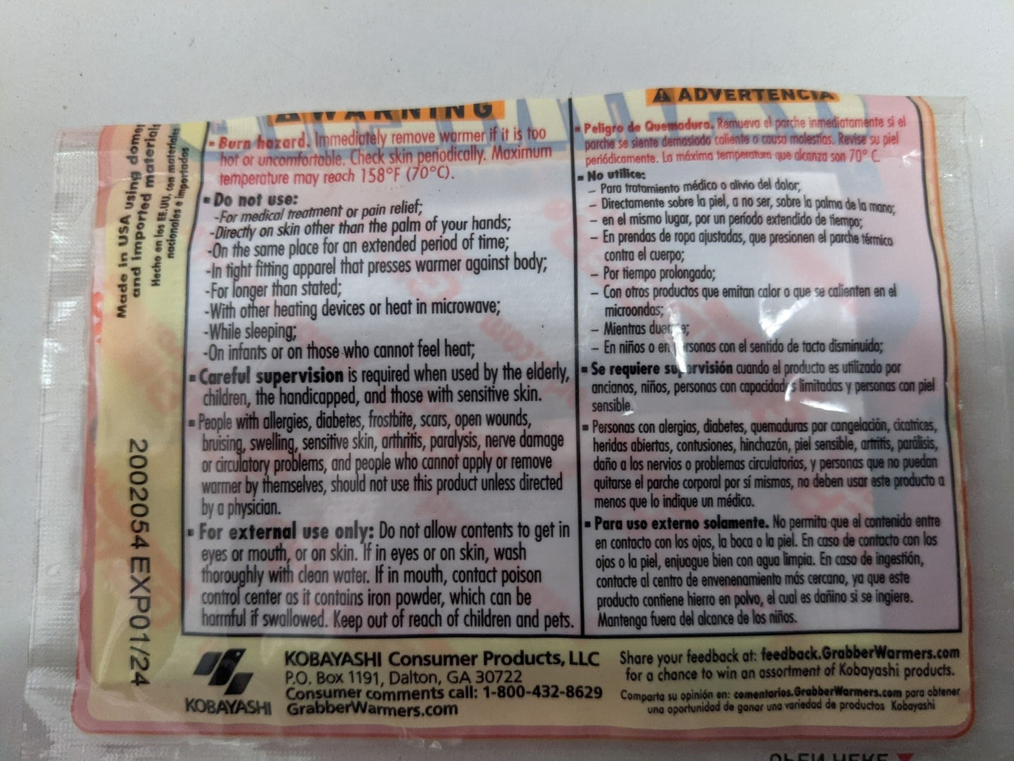 Grabber Hand Warmers Condition New