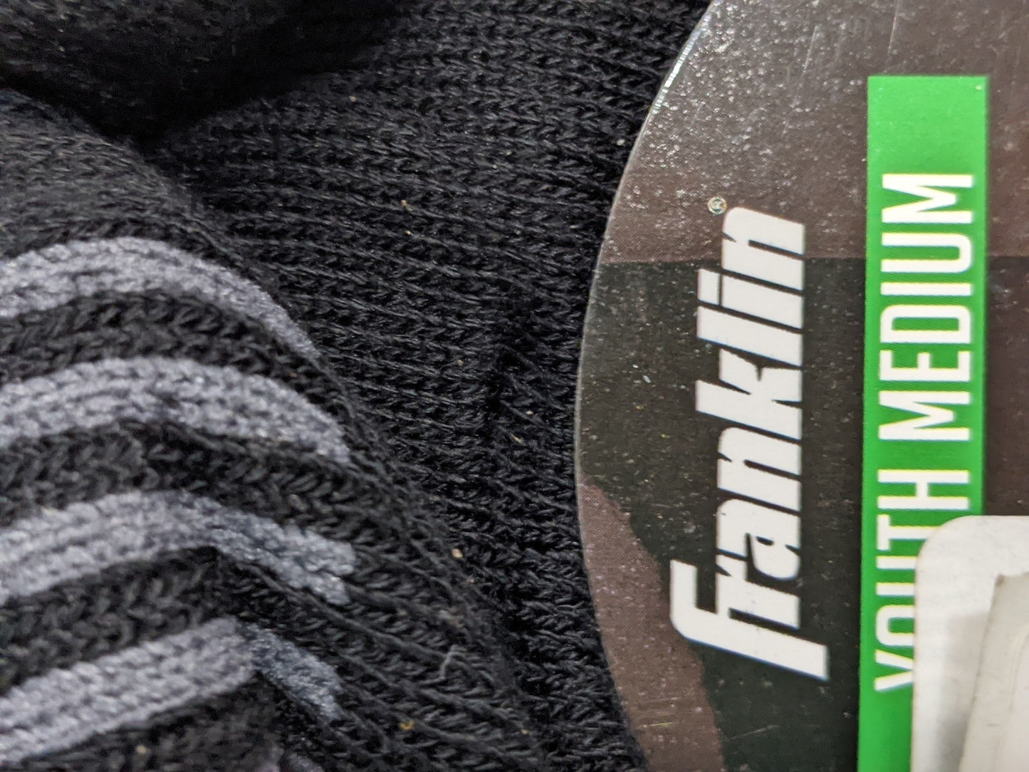 Franklin Baseball Socks, Black, Youth 2-5, New