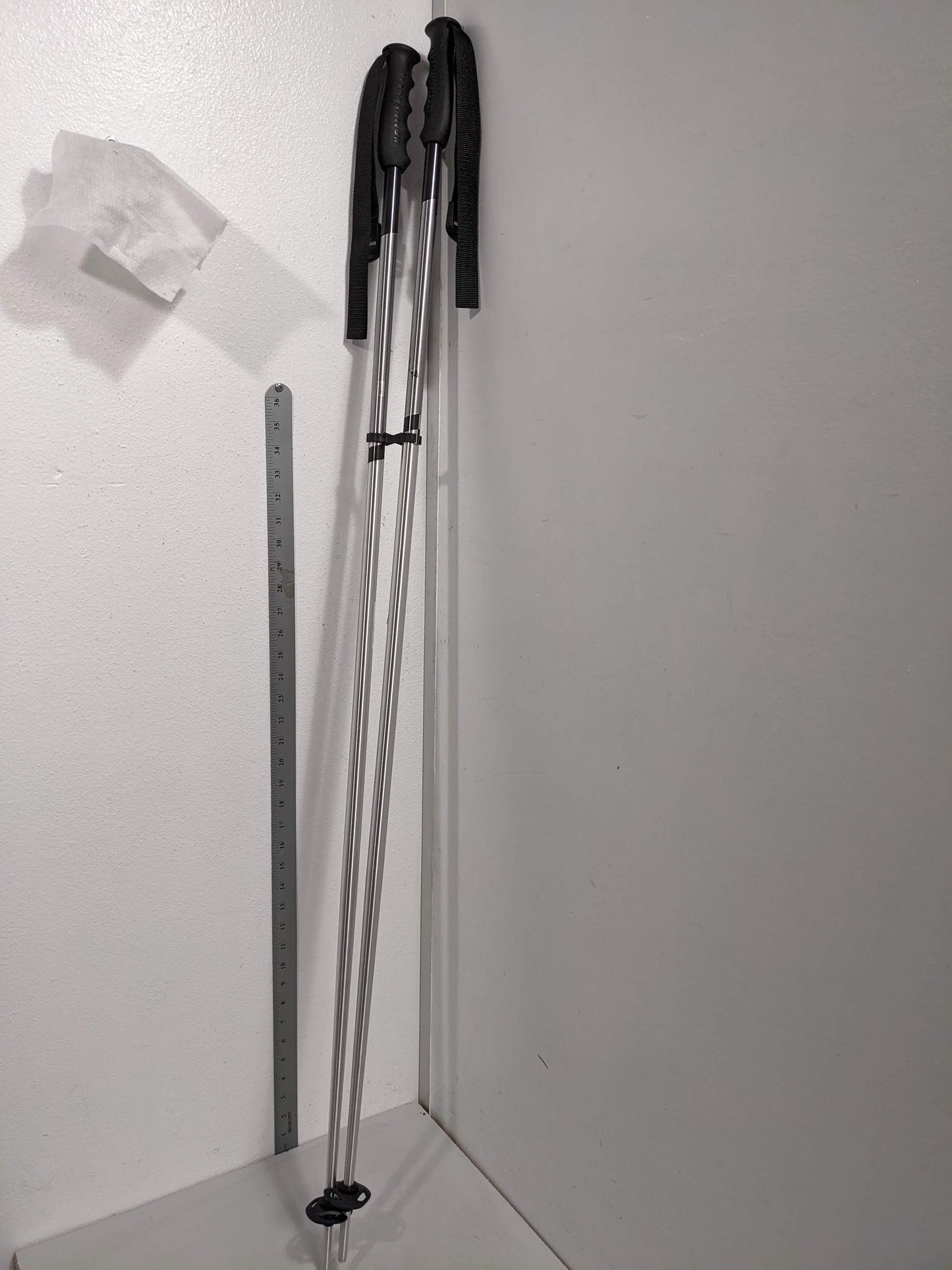Komperdell Blazer Ski Poles Silver NEW 120 cm - 130 cm