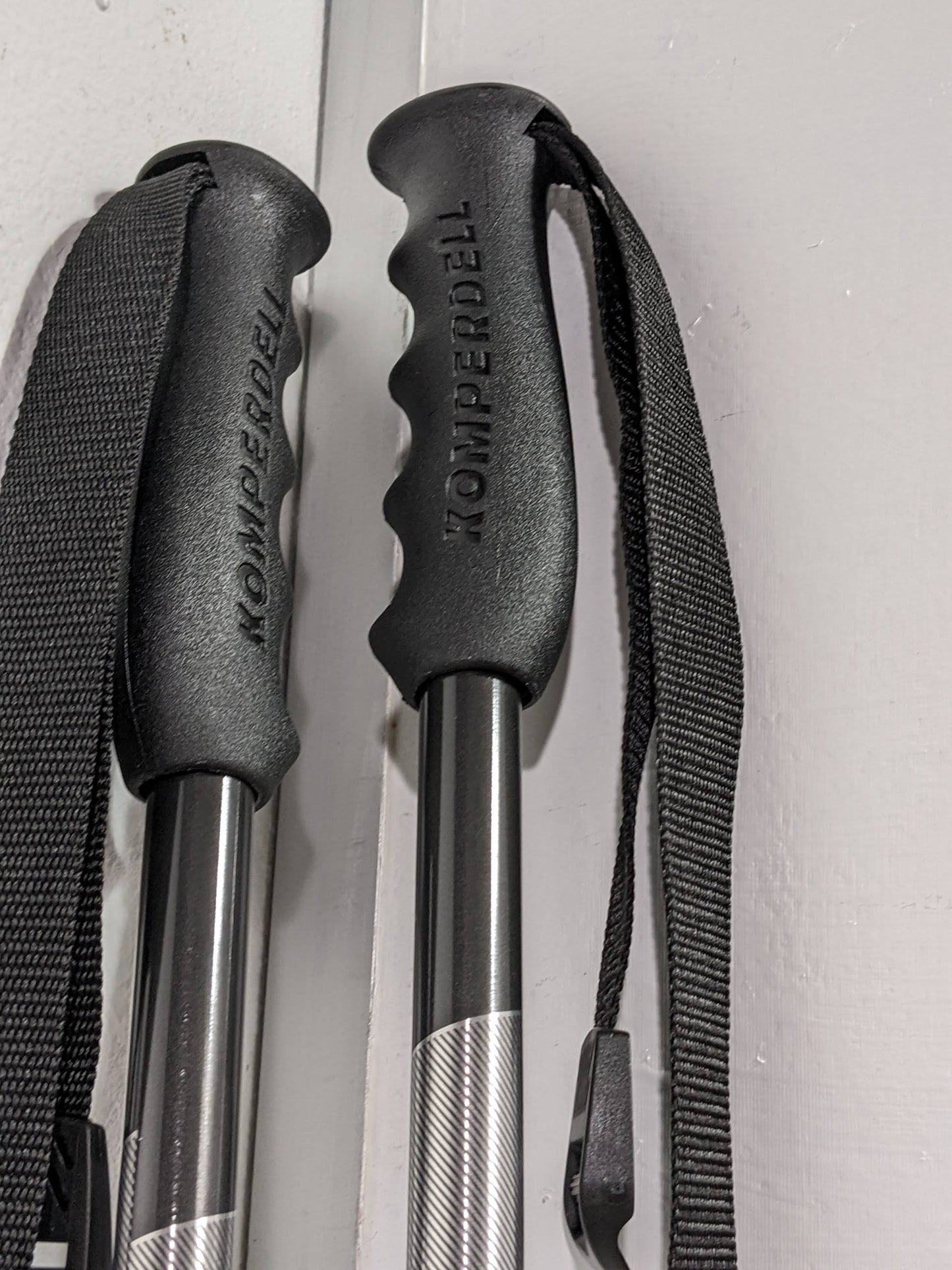 Komperdell Blazer Ski Poles Silver NEW 120 cm - 130 cm