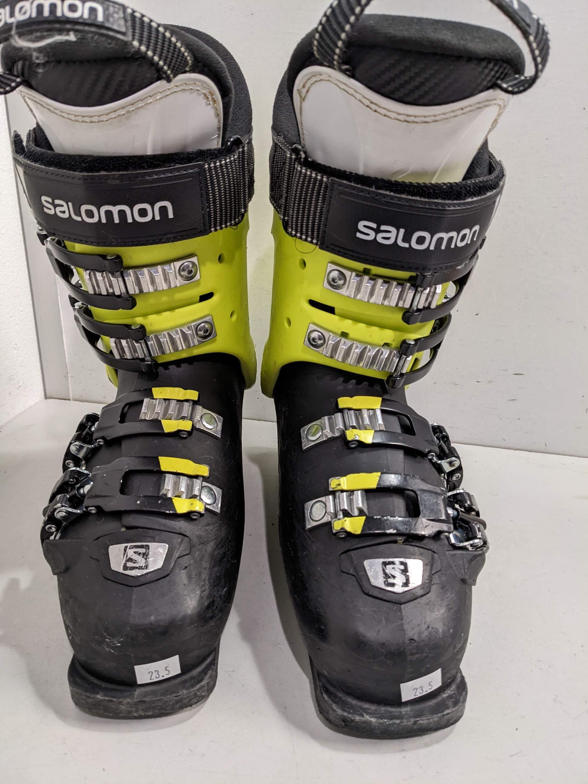XMax LC 65 Ski Boots Mondo 23.5 Yellow Used – Replays Sports