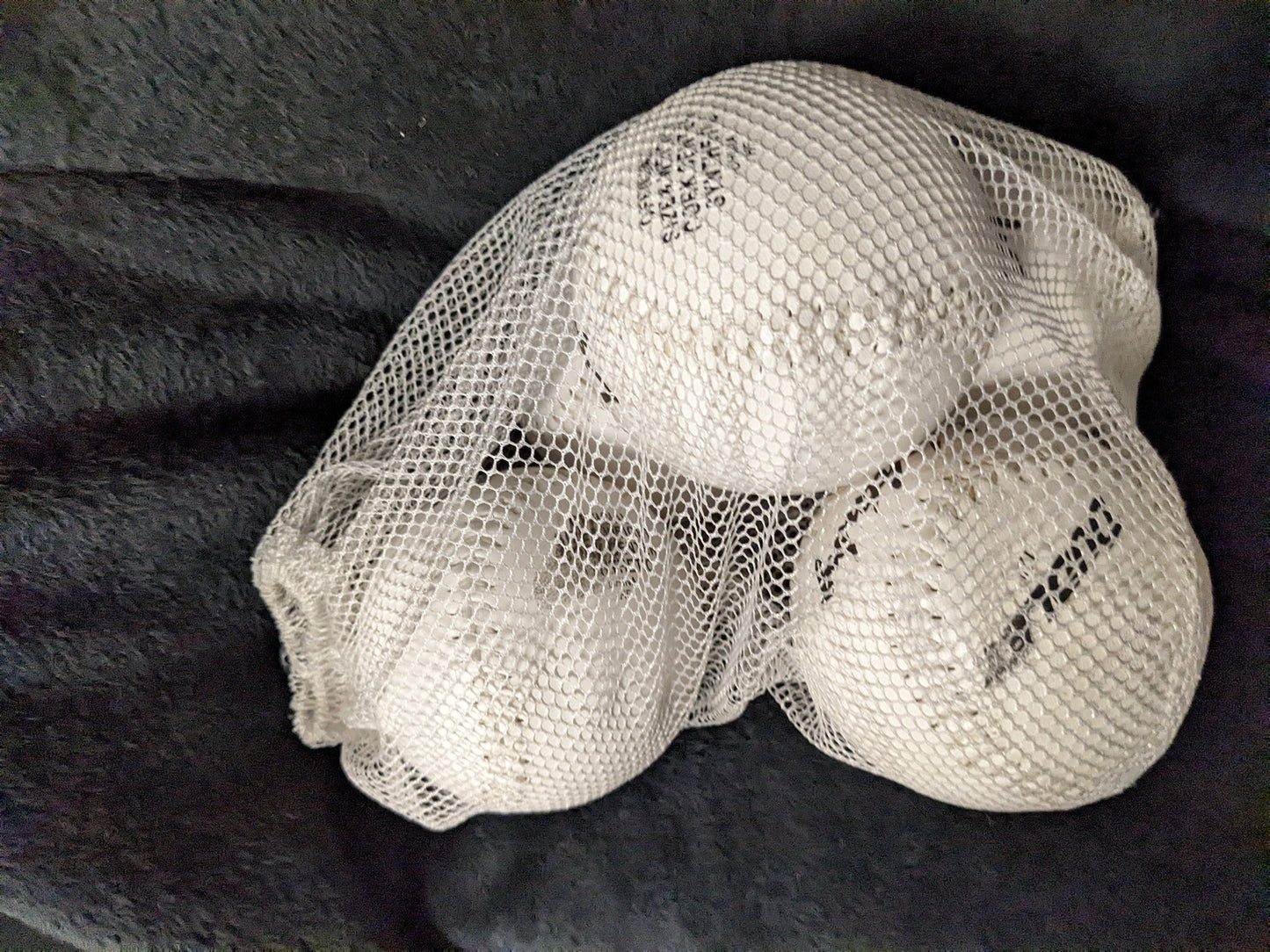 Dudley Lightning Official 12 In Softballs Size Bag of 5 Color White Used