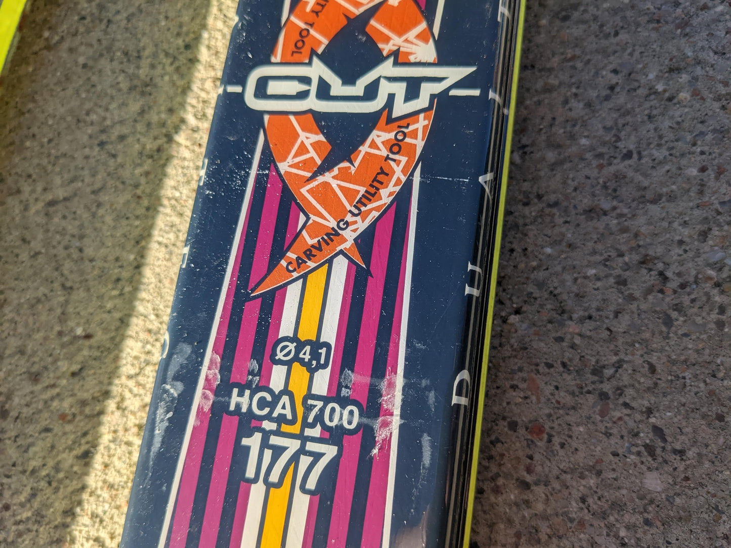 Rossignol Cut HCA 700 Skis *NO Bindings* Size 177 Cm Color Blue Condition Used