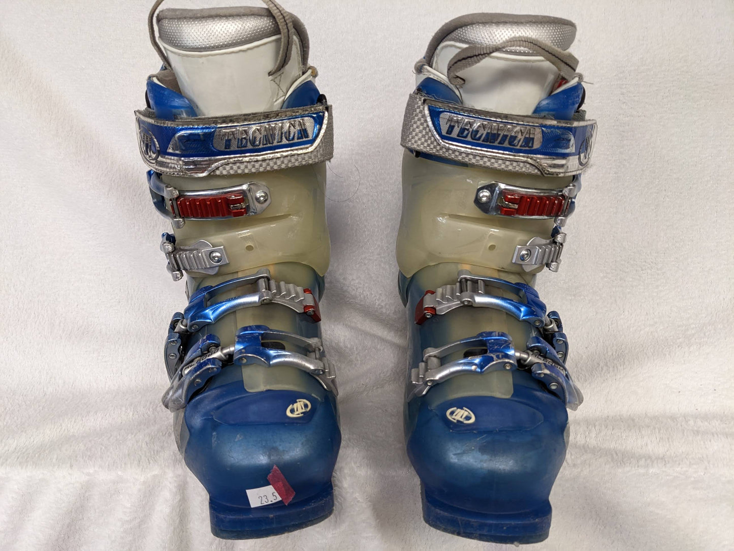 Tecnica Attiva Diablo Flame Women's Ski Boots Size Mondo 23.5 Color Blue Used