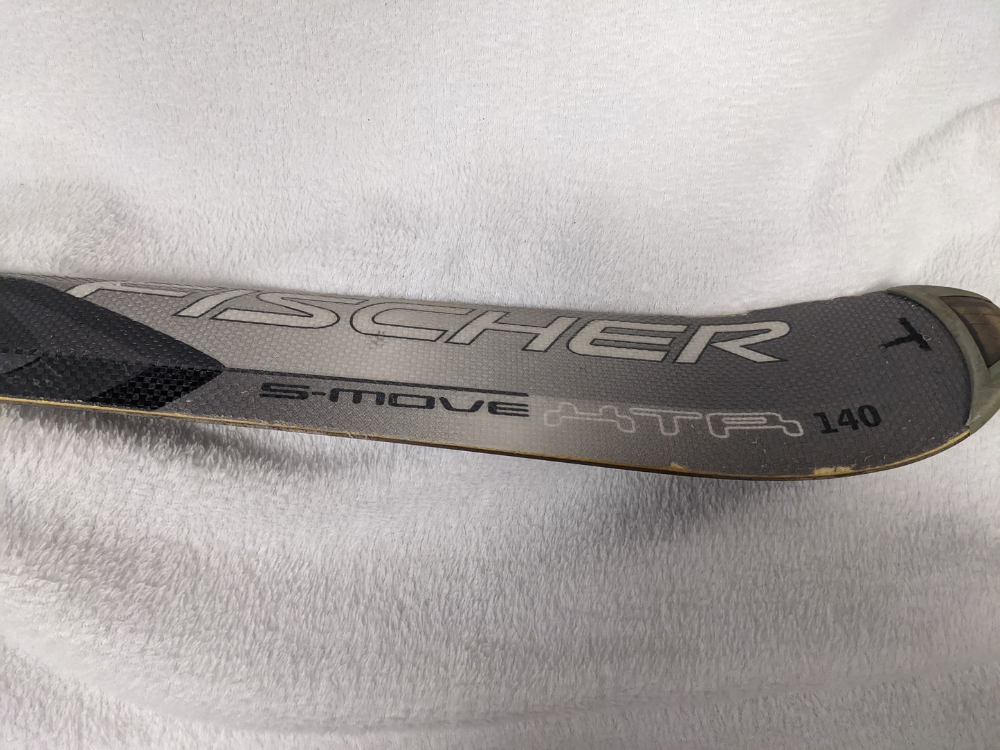 Fischer S-Move HTR Skis w/Marker Bindings Size 140 Cm Color Gray Condition Used