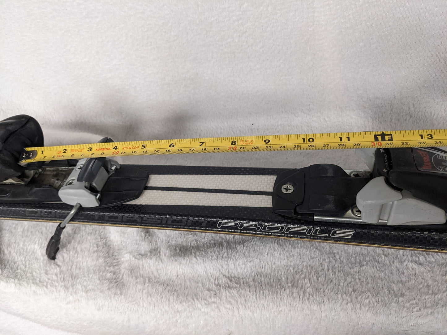 Fischer S-Move HTR Skis w/Marker Bindings Size 140 Cm Color Gray Condition Used