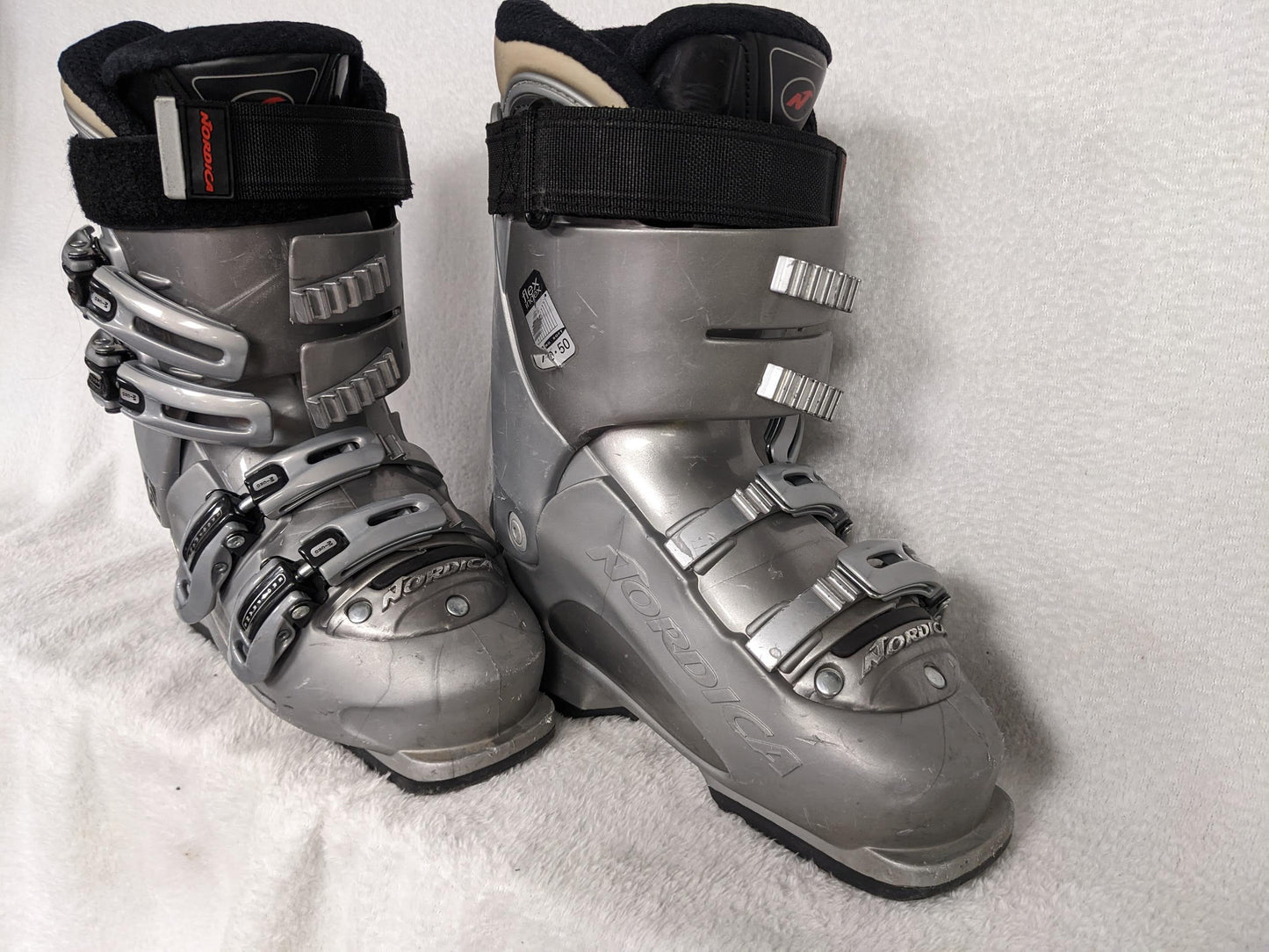 Nordica N3.2 Ski Boots Size Mondo 23.5 Color Gray Condition Used