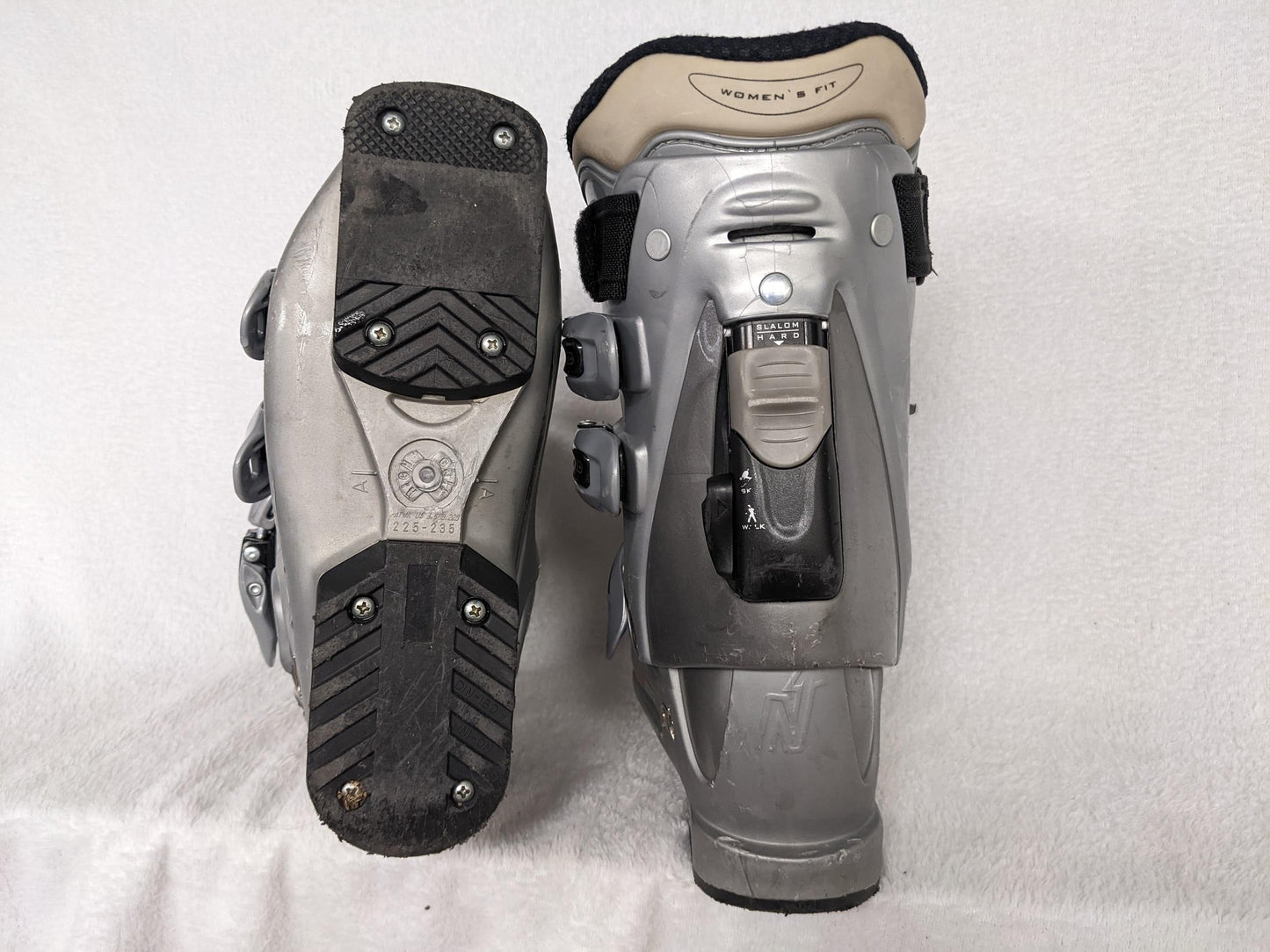 Nordica N3.2 Ski Boots Size Mondo 23.5 Color Gray Condition Used