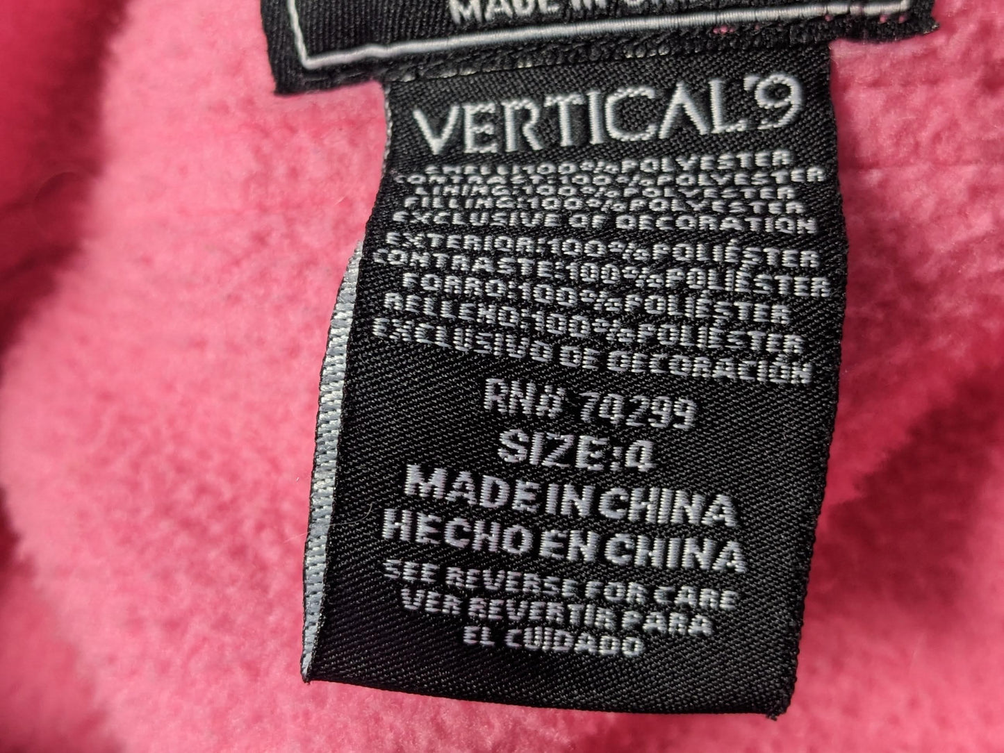 Vertical 9 Ski/Snowboard Bibs Size Youth XS Color Pink Condition Used