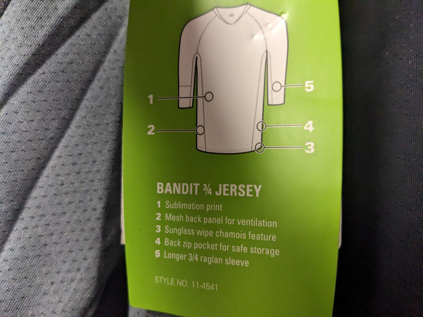 Performance Bandit SS Cycling Jersey Black and Red Clearance New