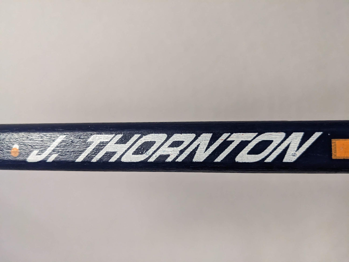 CCM Heat Wooden Hockey Stick Jr 49 In (LH) Blue Used Junior