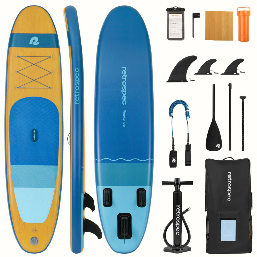 Retrospec Inflatable Standup Paddleboard iSUP Weekender 10' 5 Colors Condition New Max 275 LB Stand Up Paddle Board Inflatable Boating