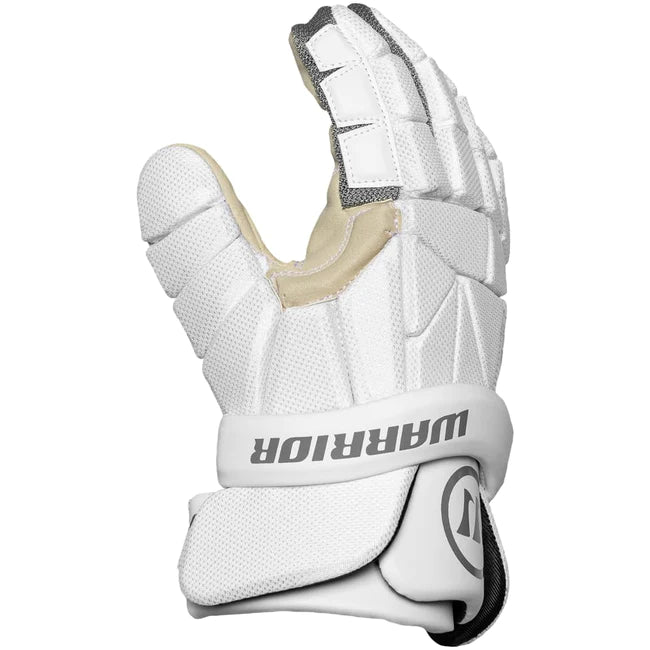 Warrior New Lacrosse Gloves Evo Lite Color White Size S-XL