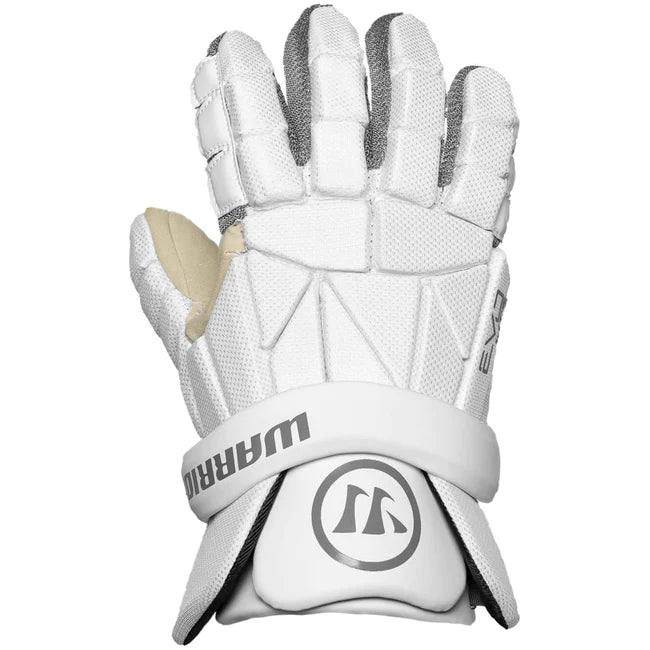 Warrior New Lacrosse Gloves Evo Lite Color White Size S-XL