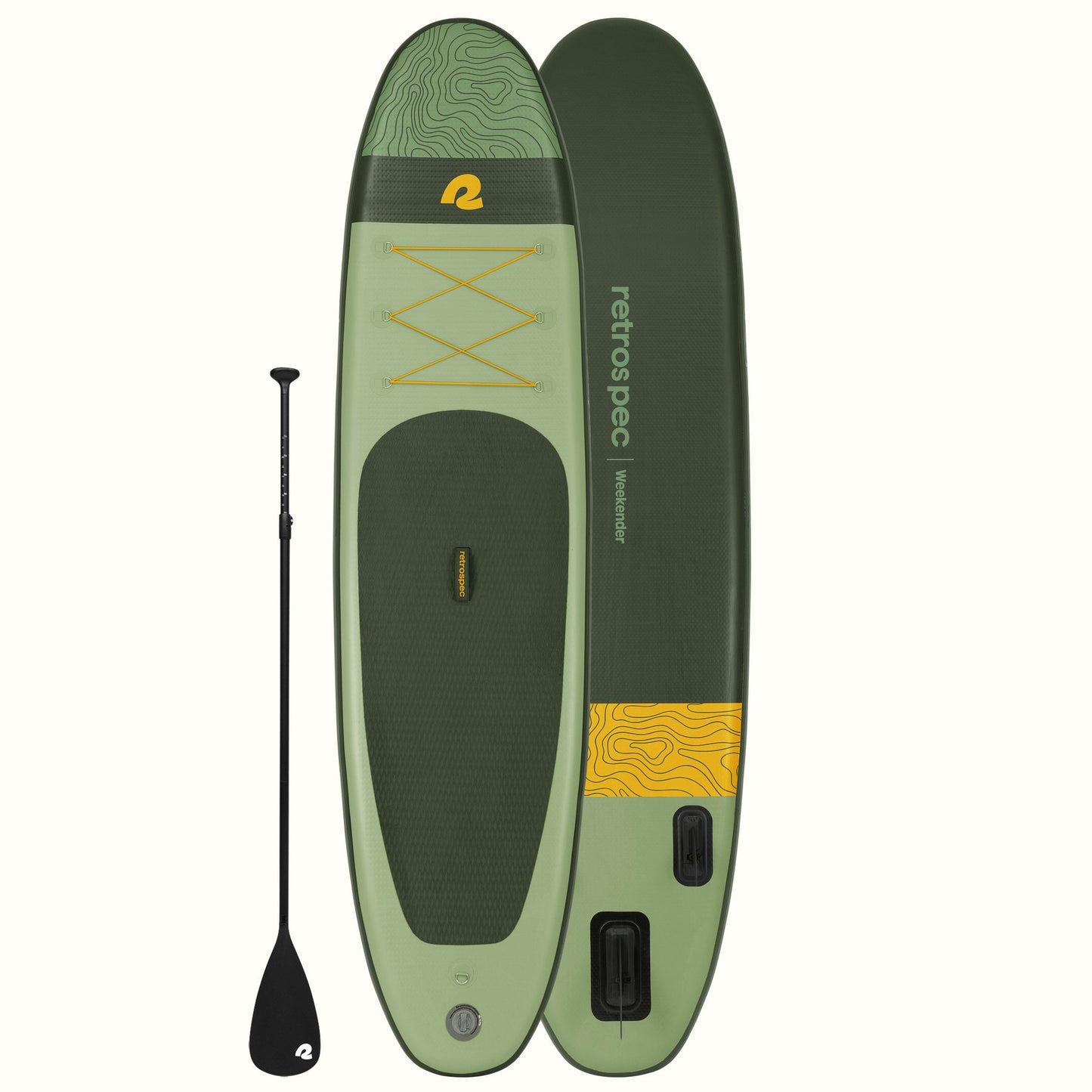 Retrospec Inflatable Standup Paddleboard iSUP Weekender 10' 5 Colors Condition New Max 275 LB Stand Up Paddle Board Inflatable Boating
