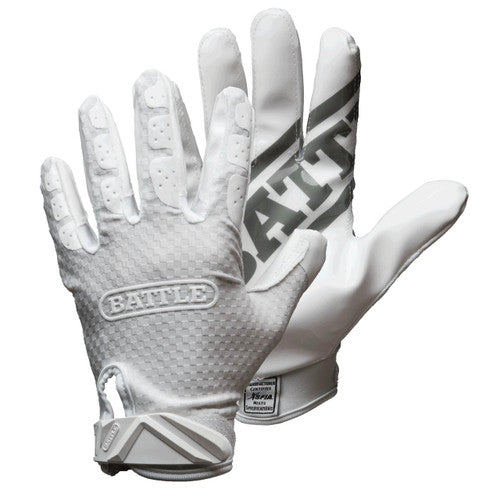 Battle Football Gloves Triple Threat Youth Receiver Gloves New