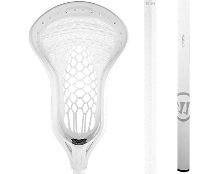 Warrior Lacrosse Stick Burn Warp Carbon 40 In White New