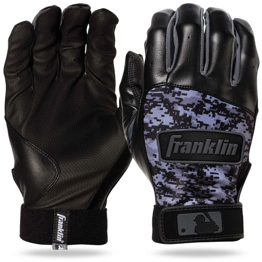Franklin New Baseball Batting Gloves Black Camo Digitek Youth