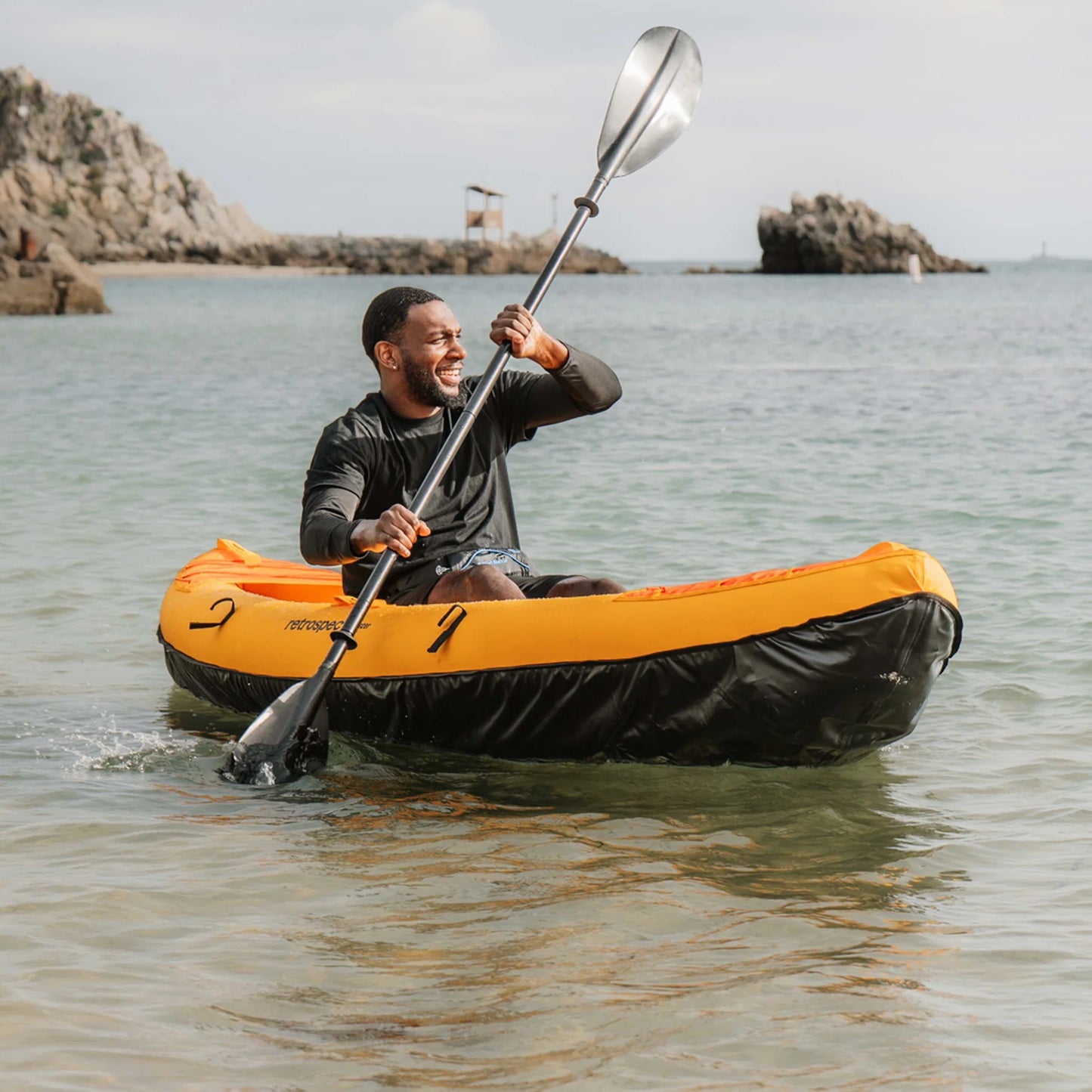 Inflatable Coaster Kayak SIngle New 9'10" Max 220 LB Adult