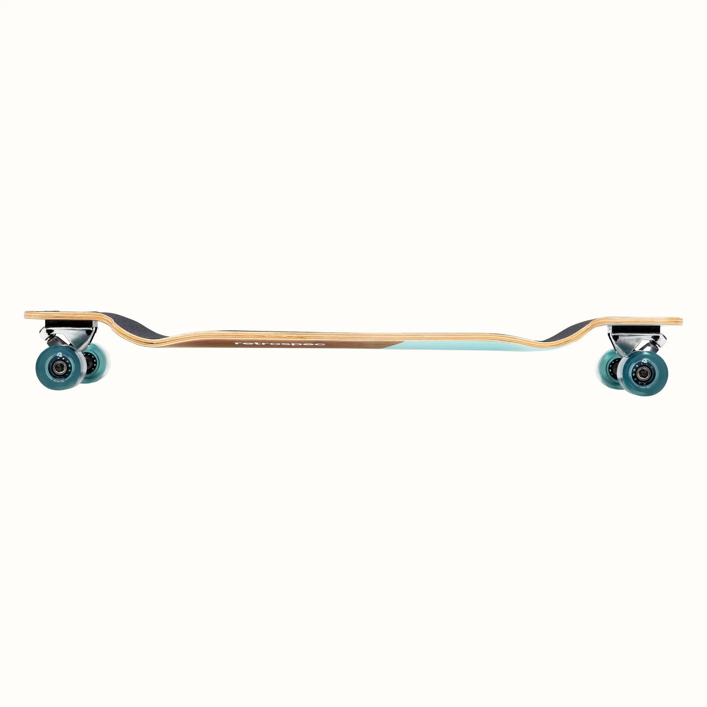 Retrospec Tidal Dropdown Skateboard, Brown, Size 41" Longboard New Aqua Edge