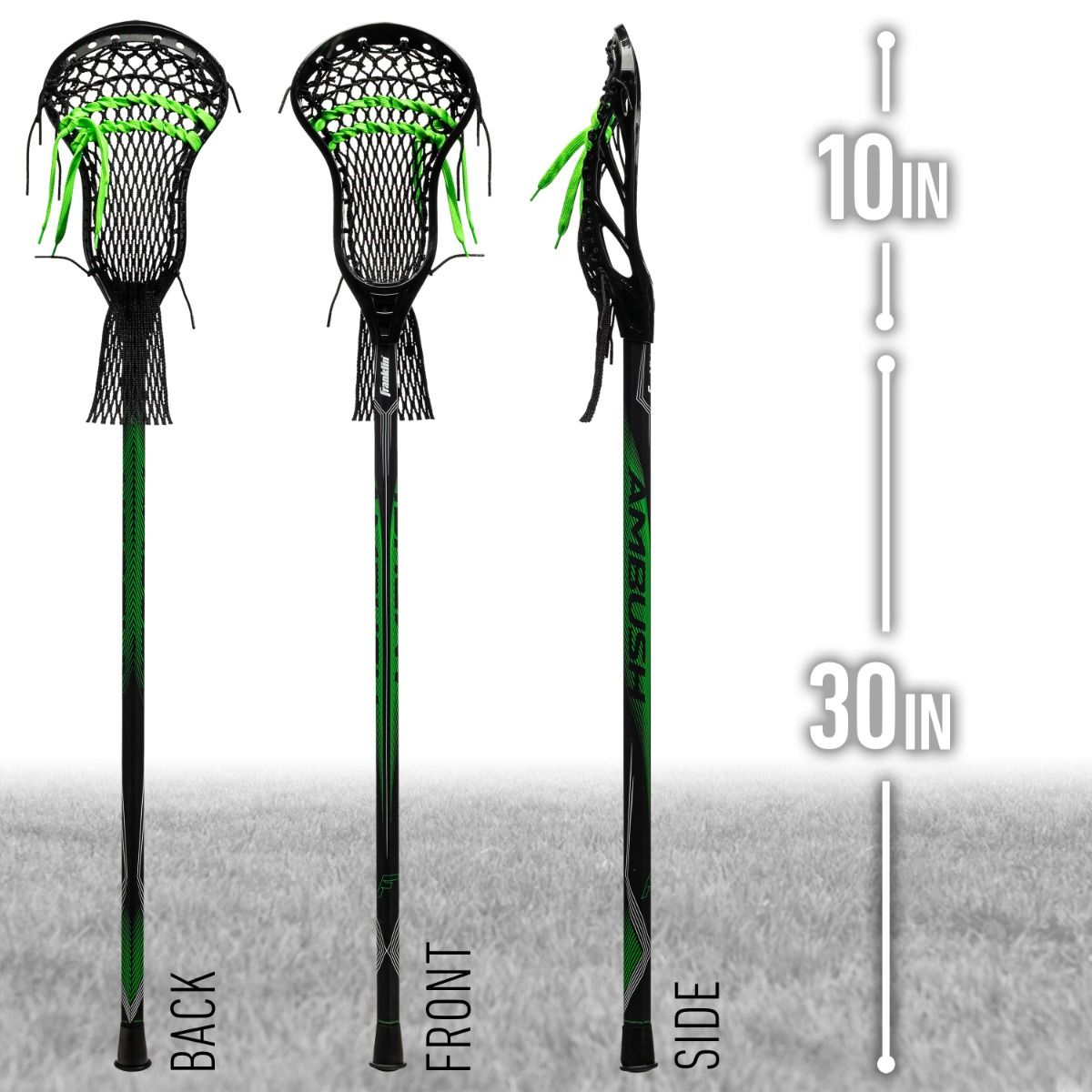 Franklin Men's Lacrosse Stick Ambush New