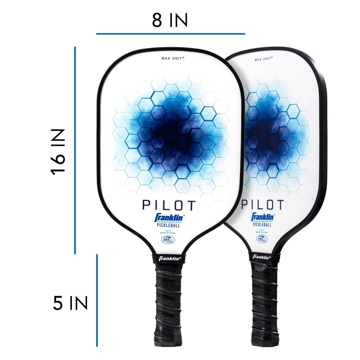 Franklin Pilot USAPA Pickleball Paddle Fiberglass Blue New