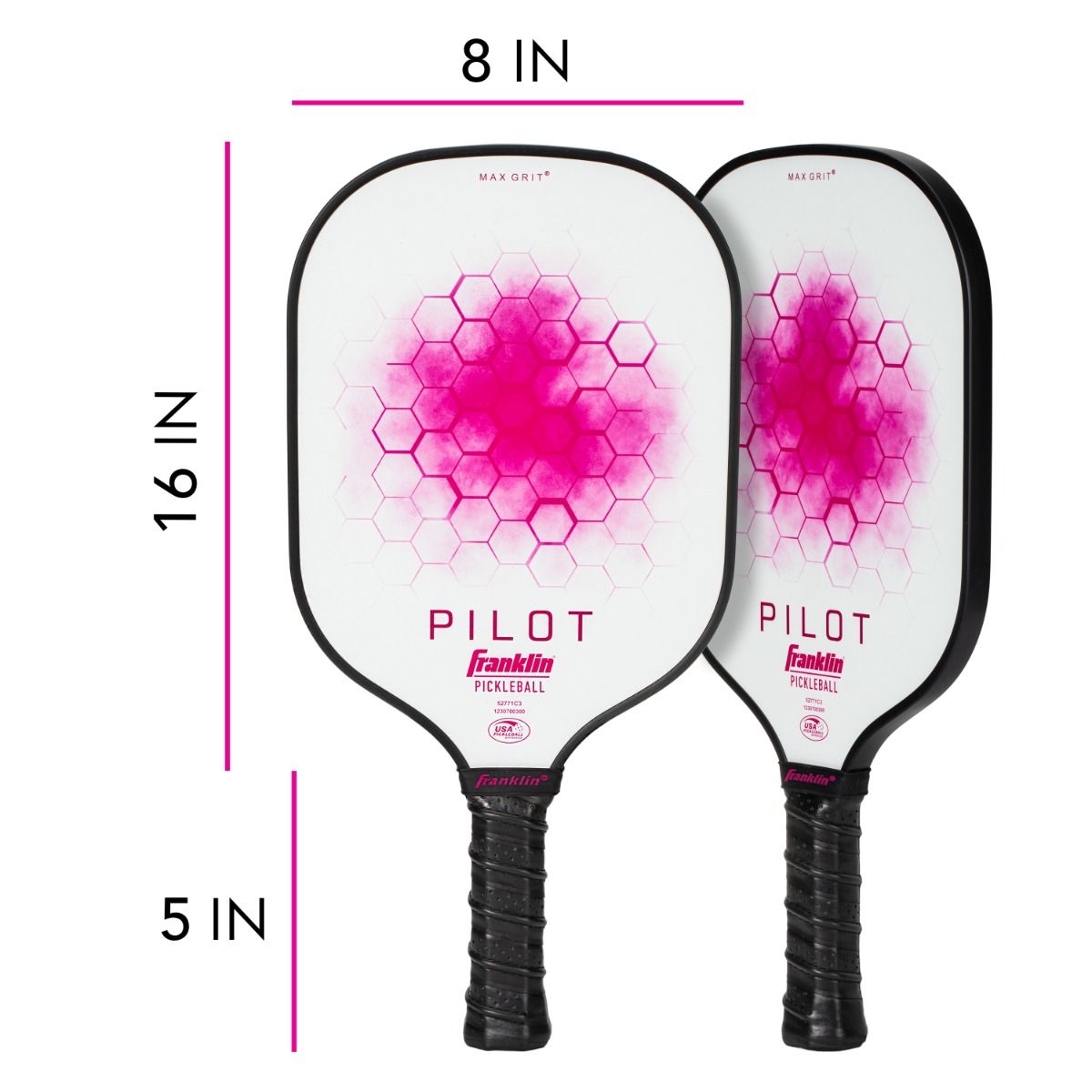 Franklin Pilot USAPA Pickleball Paddle Fiberglass Pink New
