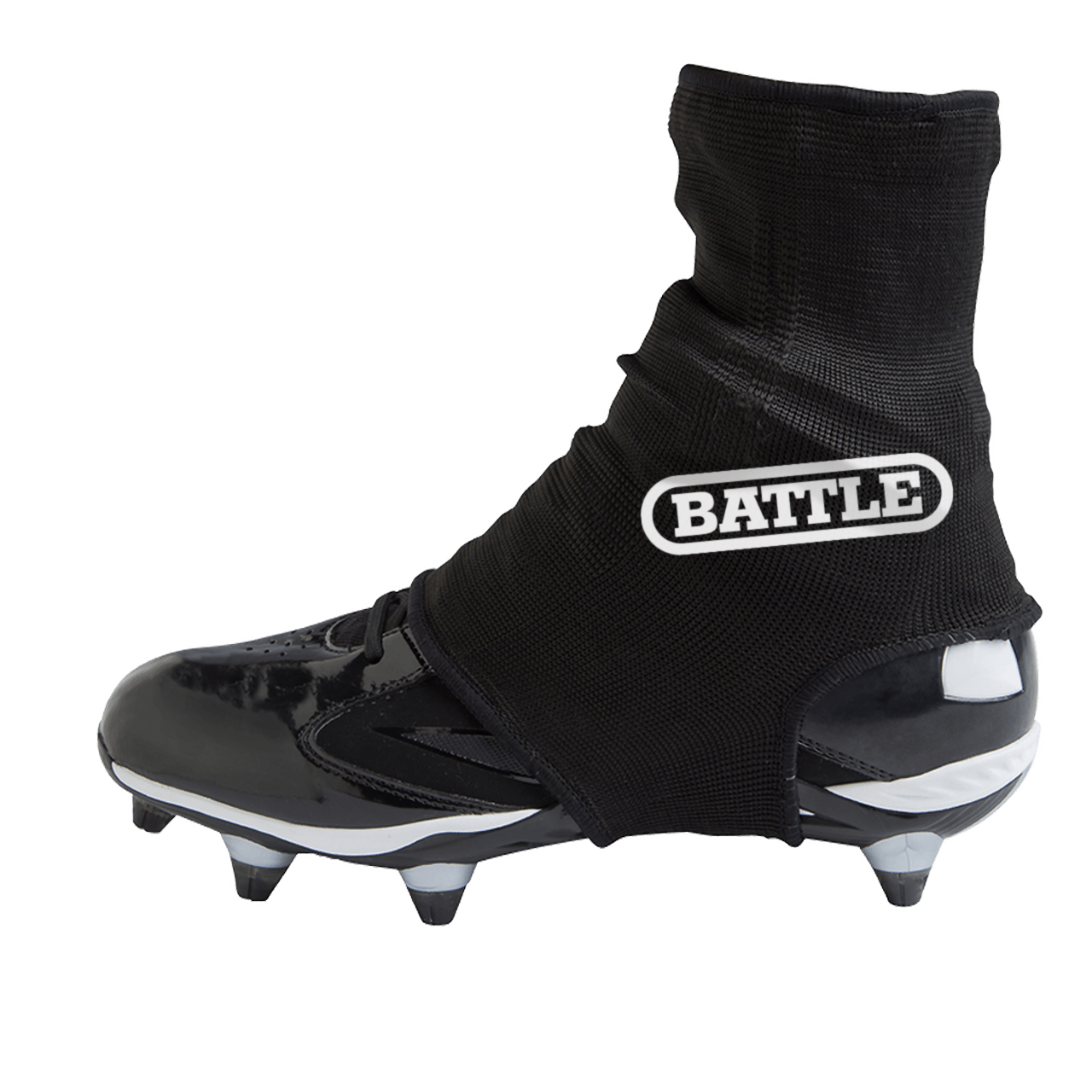 Battle Cleat Sleeve Black with White BATTLE Logo Adult New