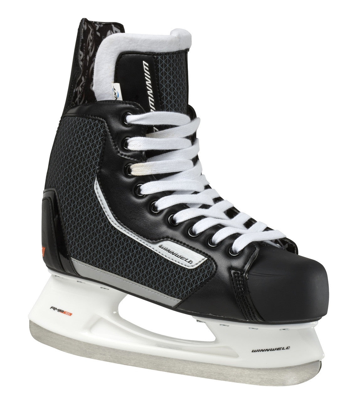 Winnwell Ice Skates AMP300 Size Range Black New SK1703 Hockey Skates Youth 8-5