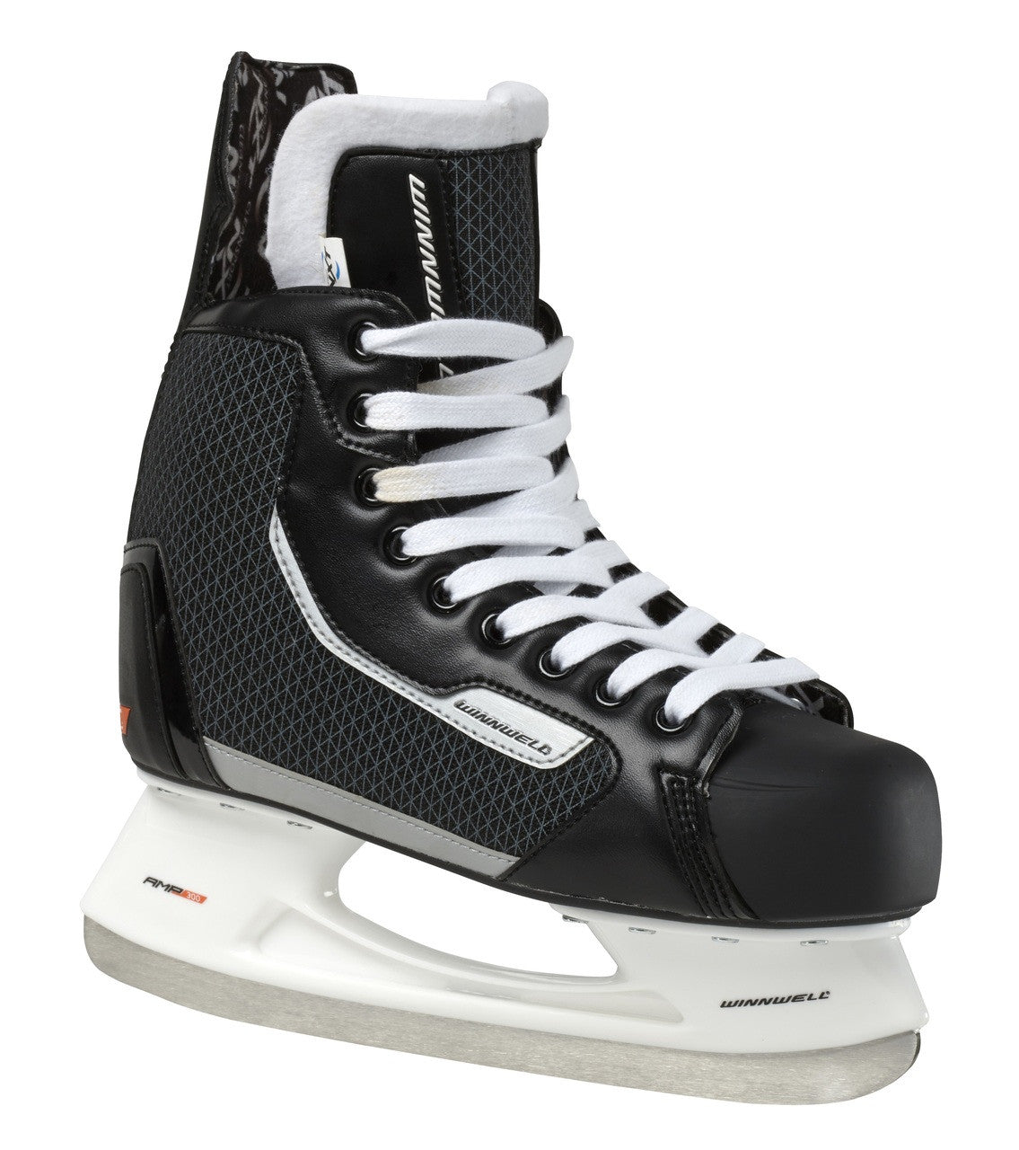 Winnwell Ice Skates AMP300 Black New SK1703 Hockey Skates Sizes 6-13 NEW