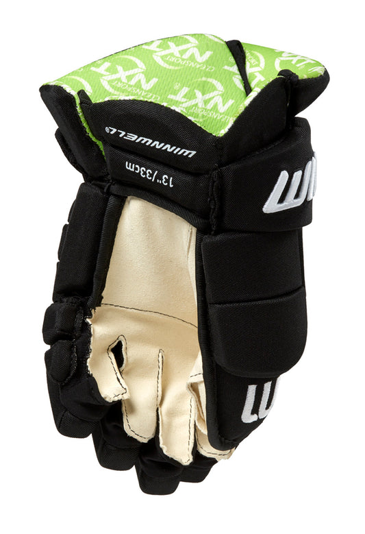 Winnwell Hockey AMP700 Hockey Gloves Black New 10 in - 15 in