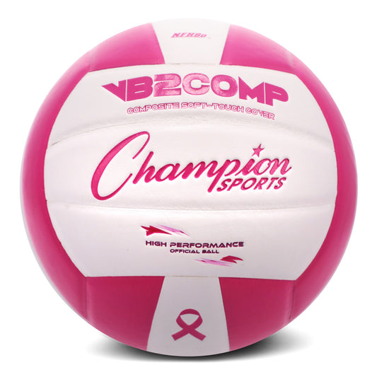 Champion Sports Vb2 Composite Volleyball Pink/White New