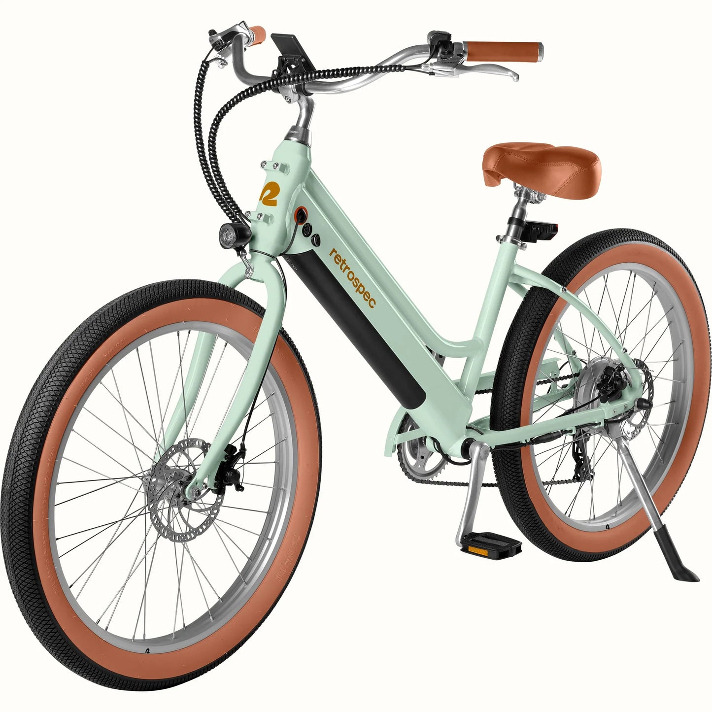 Retrospec Chatham Rev Plus Electric Beach Cruiser Bike - Step Through EBike