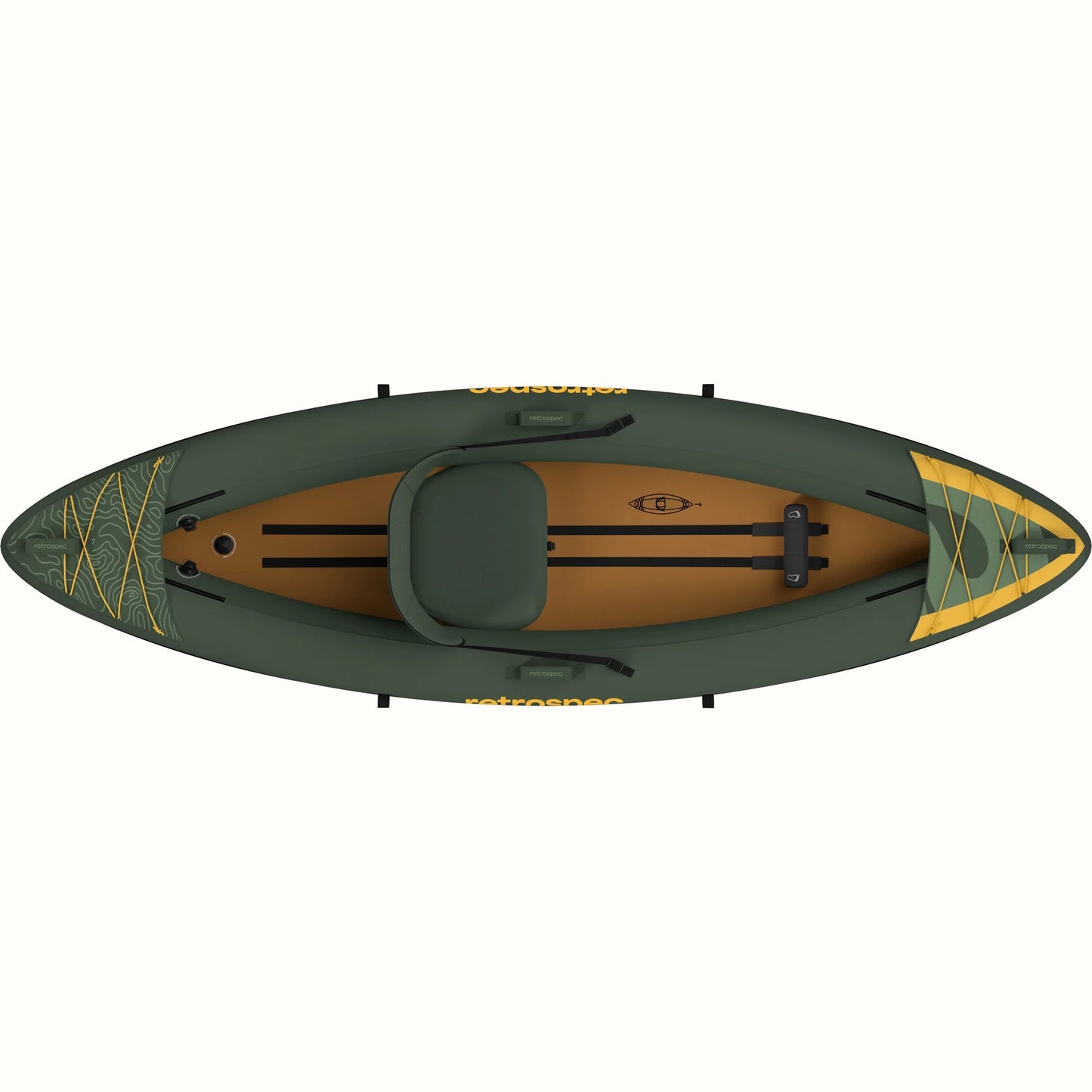 Inflatable Coaster Kayak SIngle New 9'10" Max 220 LB Adult