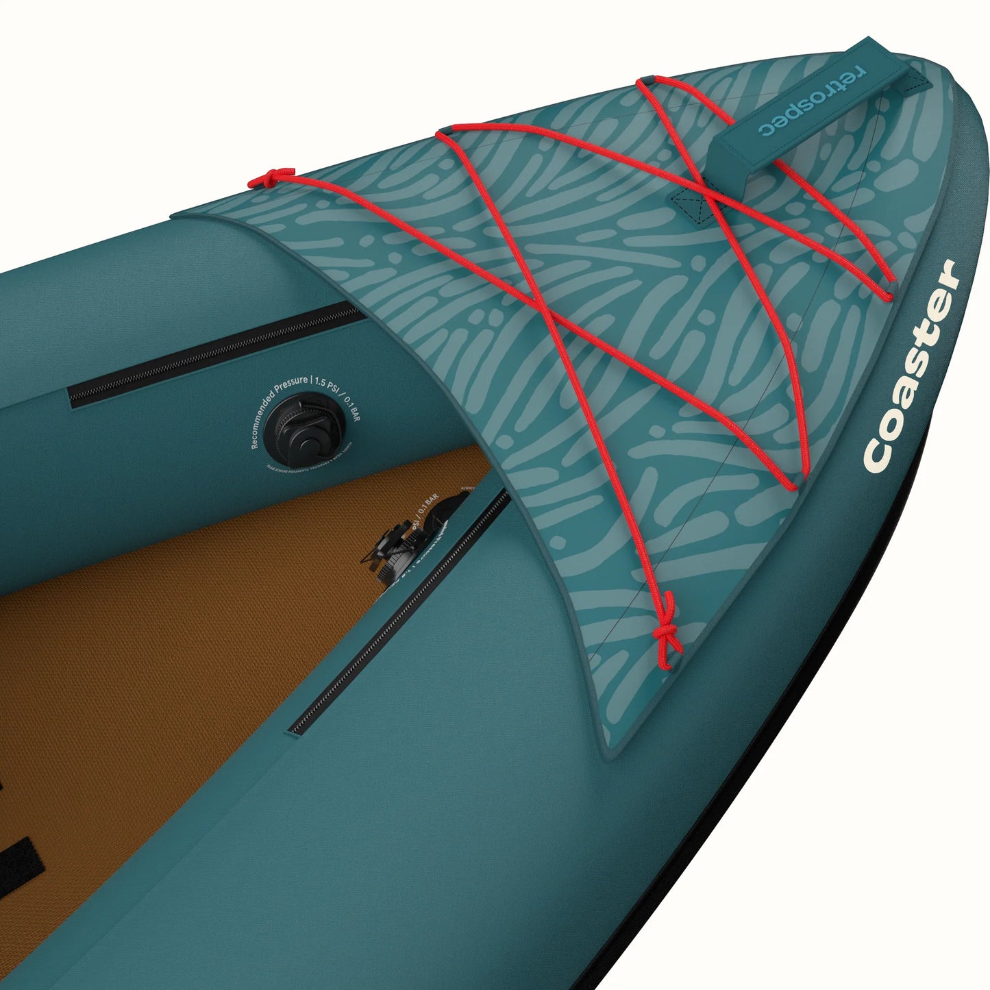 Inflatable Coaster Kayak Tandem New 12'6" Max 505 LB Adult