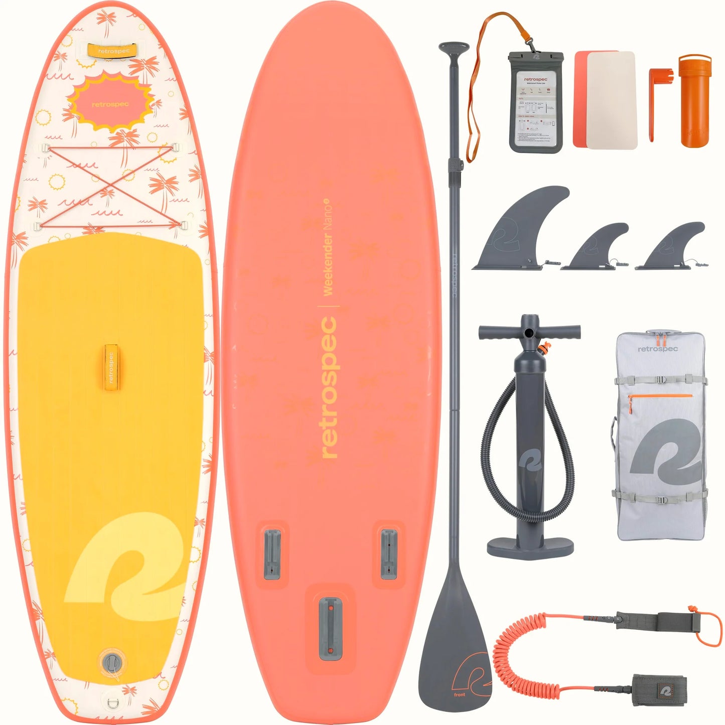 Inflatable Standup Paddleboard iSUP Weekender Nano 8 ft  140 LB New Paddle Board