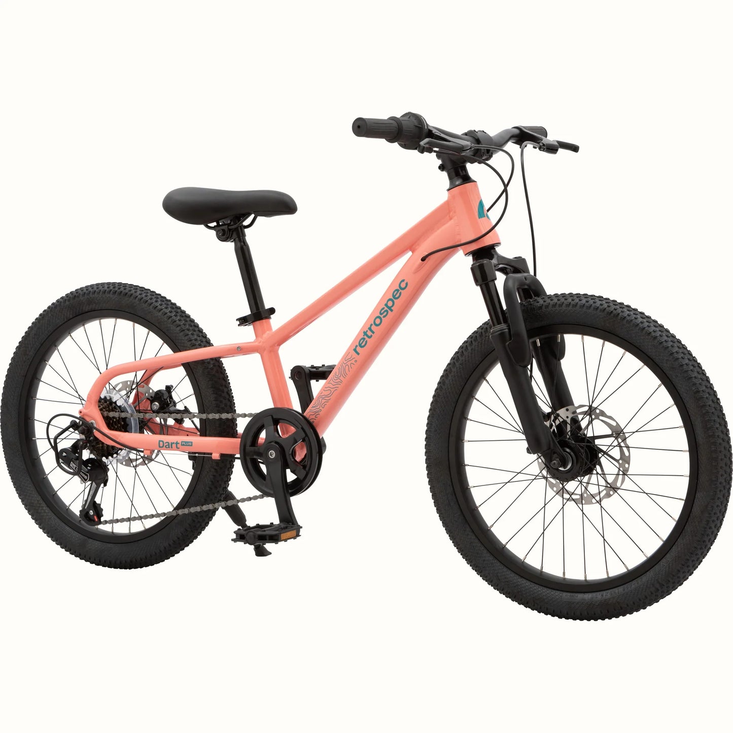 Retrospec Dart Plus 20" Kids' Mountain Bike 7 Speed (6-8 yrs) New MTB