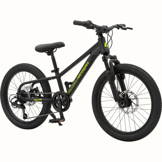 Retrospec Dart Plus 20" Kids' Mountain Bike 7 Speed (6-8 yrs) New MTB