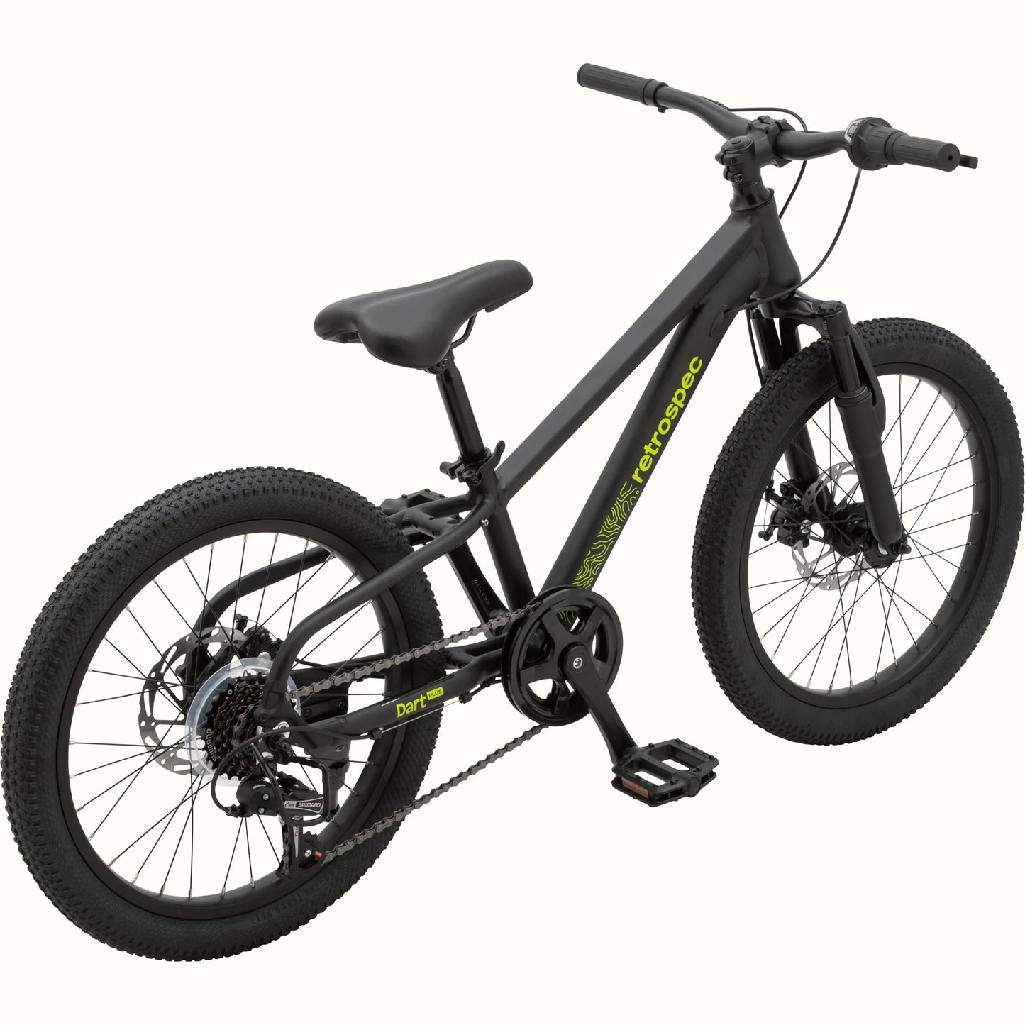 Retrospec Dart Plus 20" Kids' Mountain Bike 7 Speed (6-8 yrs) New MTB