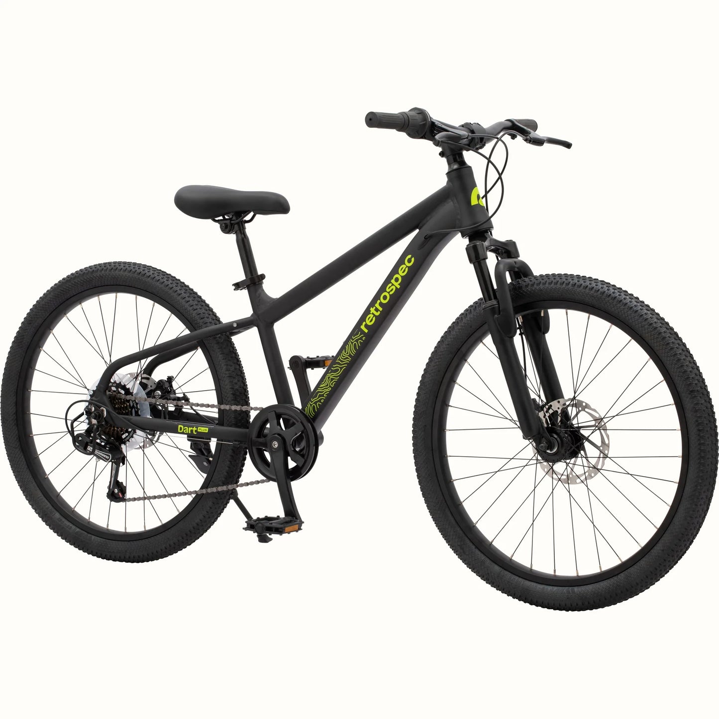 Retrospec Dart Plus 24" Kids' Trail Bike - 7 Speed (8-11 yrs) New