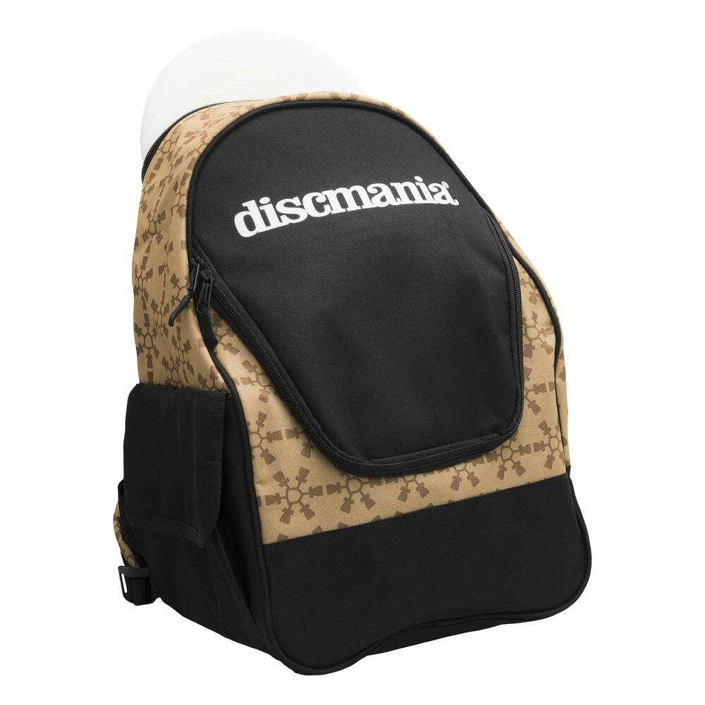 DiscMania Fanatic Go Backpack Bag Disc Golf Bag Black