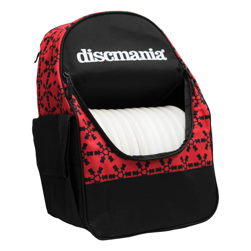 DiscMania Fanatic Go Backpack Bag Disc Golf Bag Black